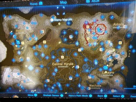 Here you can find all Korok Seed locations in the Dueling Peaks Tower Region, as well as quests, shrines, and other locations. . Botw map shrines